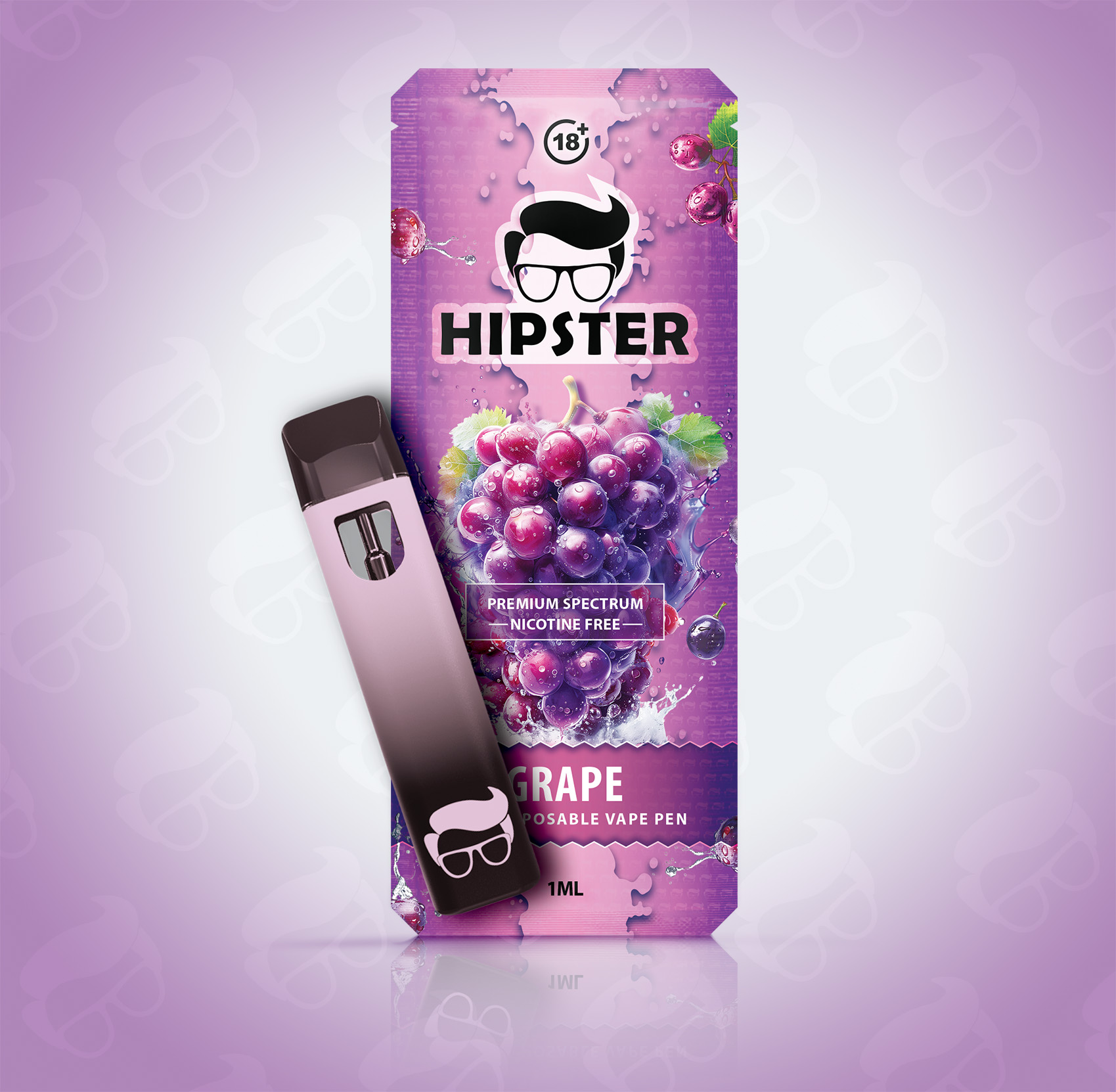 Hipster Vape Pen - Grape