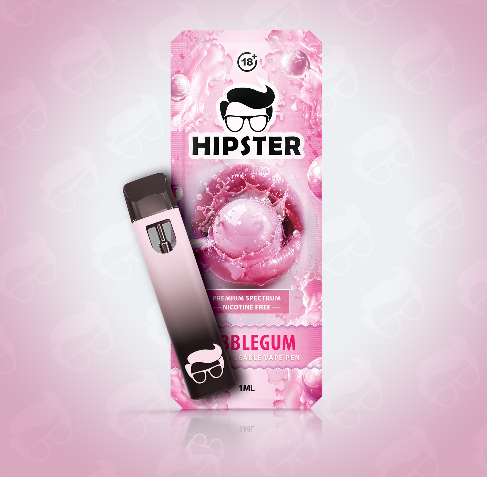 Hipster Vape Pen - Bubblegum